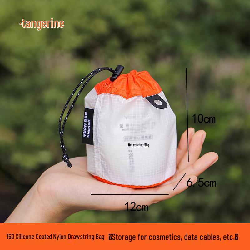 Cotton Drawstring Travel Pouch for Underwear and Socks Organizer