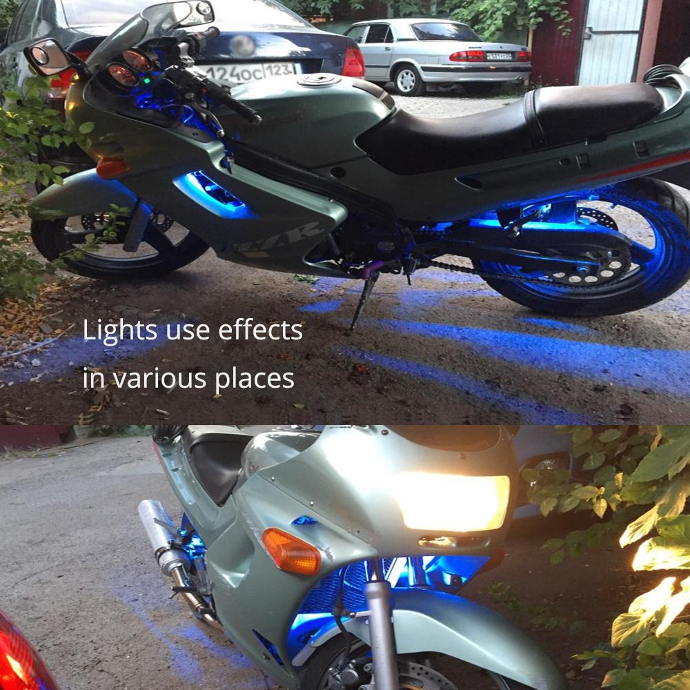 1 шт. Универсальная автомобильная светодиодная лента 12 В 17 см 14 см, 1 ряд, COB, дневные ходовые огни, внешние огни, авто, водонепроницаемая, для стайлинга автомобилей, светодиодная лампа DRL