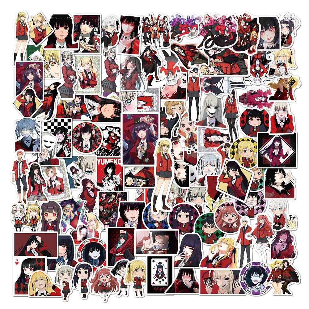 Огромная коллекция из 50/100 шт. аниме-стикеров Kakegurui для DIY-творчества