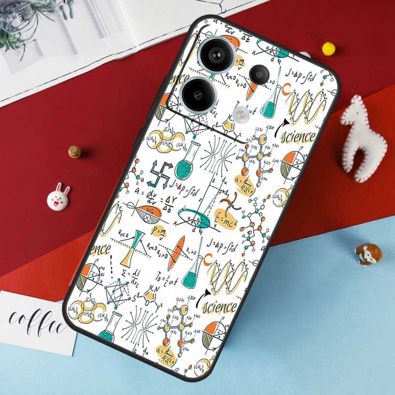 Биология Химия Чехол Для Xiaomi Redmi Note 13 12 11 8 9 10 Pro Note 12S 11S 10S Redmi 12 10C 12C 13C Чехол