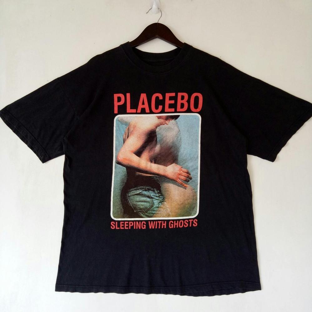Горячая Популярная Футболка Placebo Band Черная Хлопковая Унисекс S-5XL Унисекс Футболка
