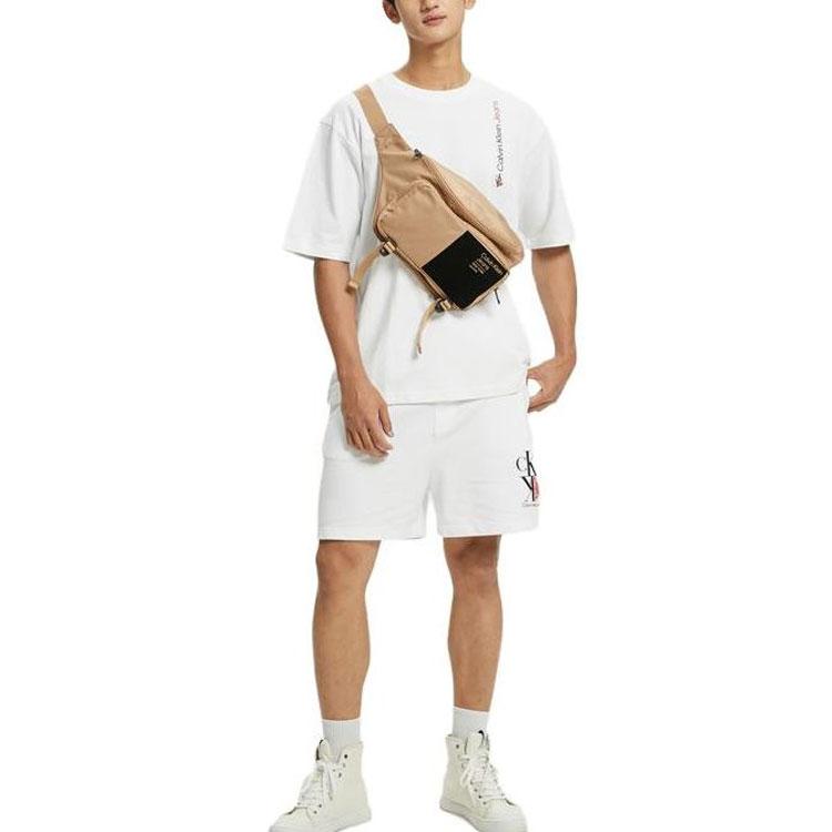 Calvin Klein Casual Shorts Men's White Moderate J400173-YAF
