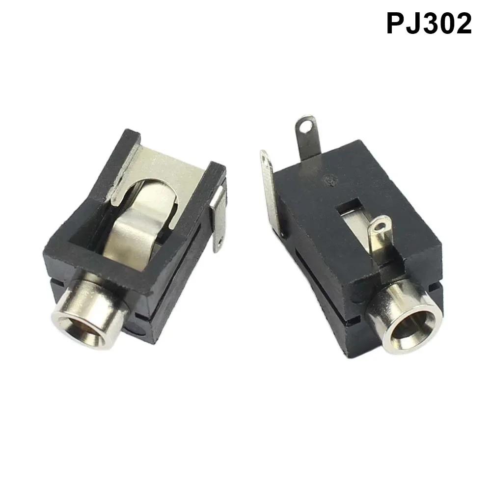 50 шт. PJ302 PJ-302 PJ302M PJ-302M 3,5 мм гнездовой аудиоразъем 3-контактный 3P печатная плата DIP интерфейс разъем для наушников