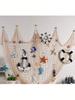 1pc  Creamy White Fishing Net Beach Theme Decor for Party Home Living Room Bedroom Mediterranean Style Decor Wall Decoration