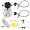 Instrument Propane Regulator Kit Stainless Steel Outdoor Regulator Stainless Steel Hose Kit  RV