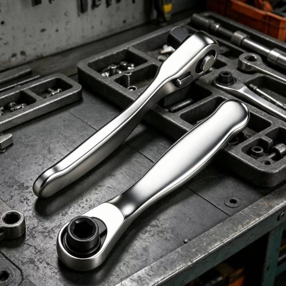 Square Drive Head Quick Release Wrench Quick Release Ratchet Bit Driver For Auto Repair