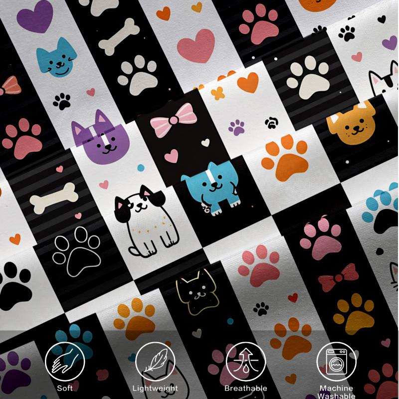 Euphoria Season 3 - Dog Print Duvet Cover Set, Soft, Skin-Friendly, And Comfortable, Suitable For Teenagers' Bedrooms.