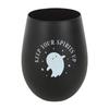 Keep Your Spirits Up Ghost 500ml Stemless Glass