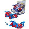 Véhicule 2 En 1 - JAZWARES - Spidey - Transformable En Avion - Figurine Incluse - 18 Cm