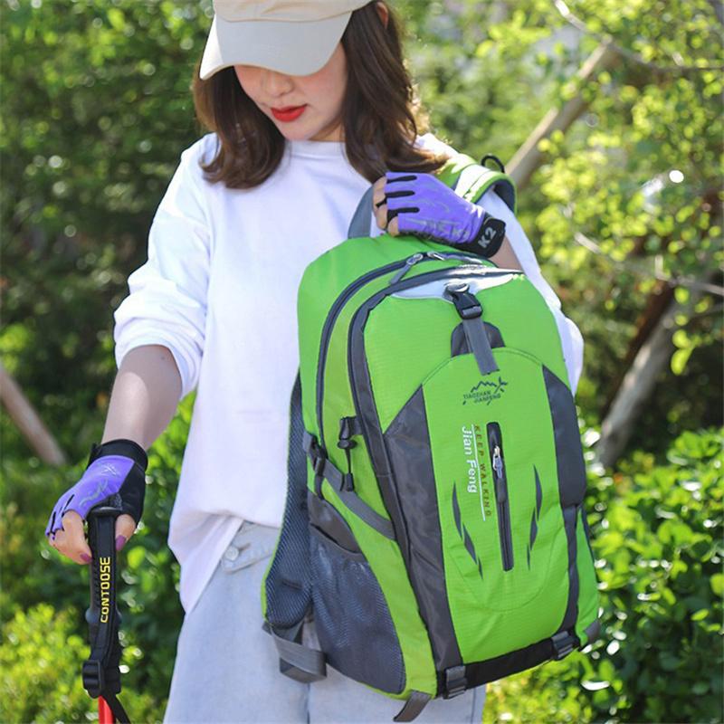 40L Large Capacity Ultralight Hiking Bag Outdoor Waterproof Casual Travel Multi-functional Sports Backpack