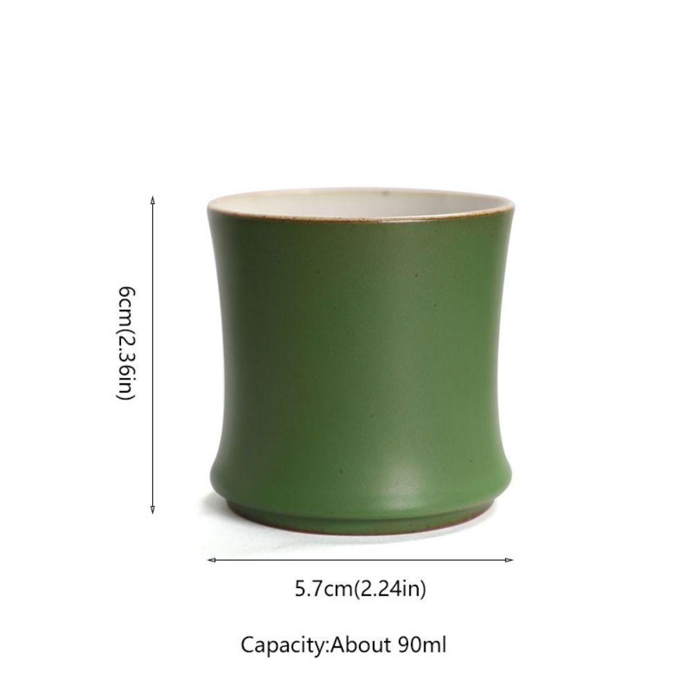 3pcs Simulation Bamboo Joint Tea Cup 90 Ml Teaware Mugs Creative Kung Fu Tea Cup  Tea Room