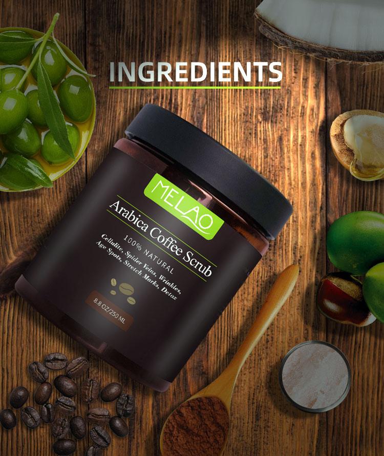 Натуральный скраб для тела, кофейный скраб, уменьшает растяжки, удаляет омертвевшую кожу, скраб для сладкой кожи, глубоко очищает