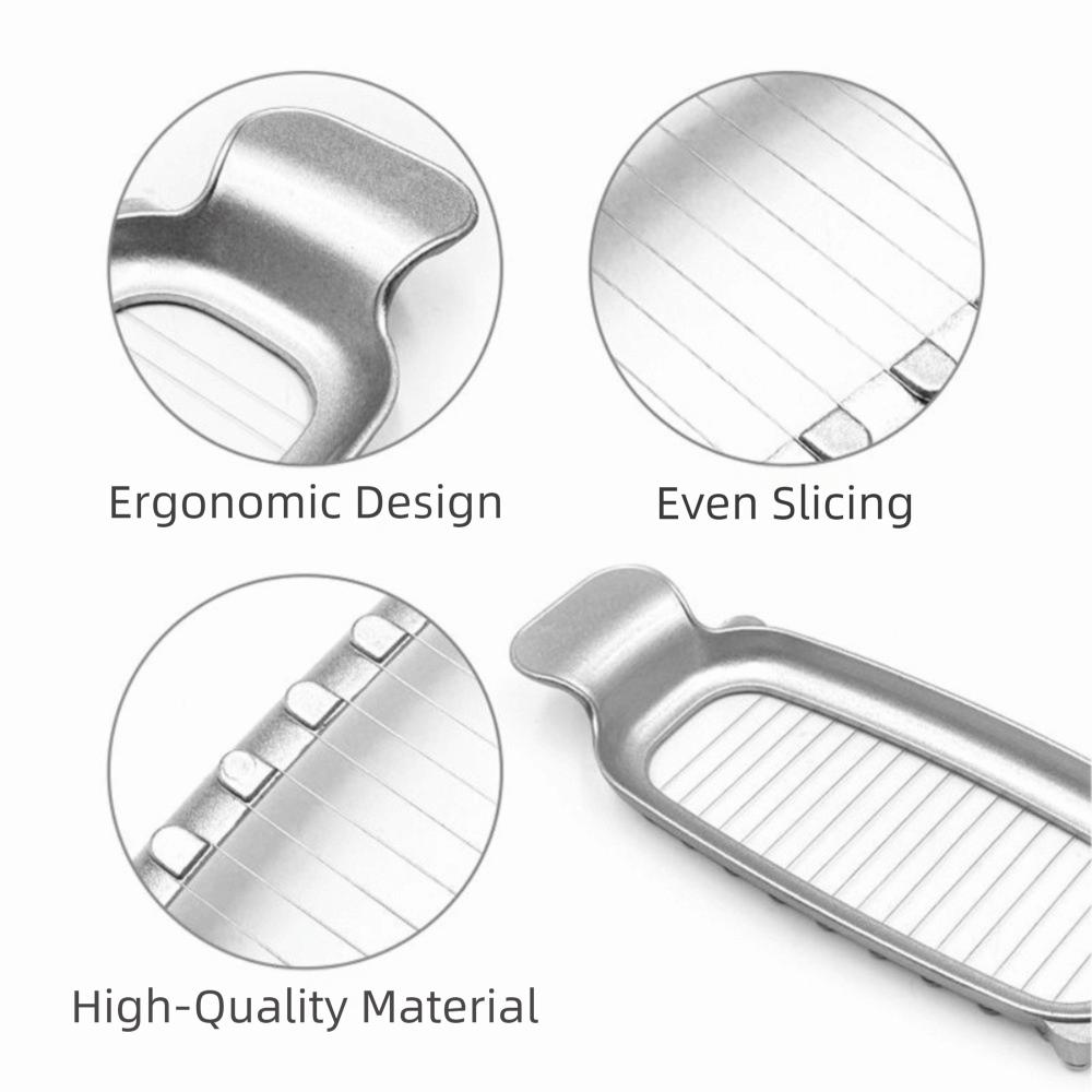 Stainless Steel Cheese Slicer Durable Non-Stick Butter Cutter Drop Resistant Handheld Wire Ham Slicer Food Preparation