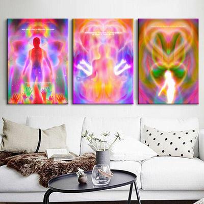 Плакат для йоги и медитации, современный духовный мир, холст, картина, принт, абстрактное искусство, картина для гостиной, домашний декор, Cuadros
