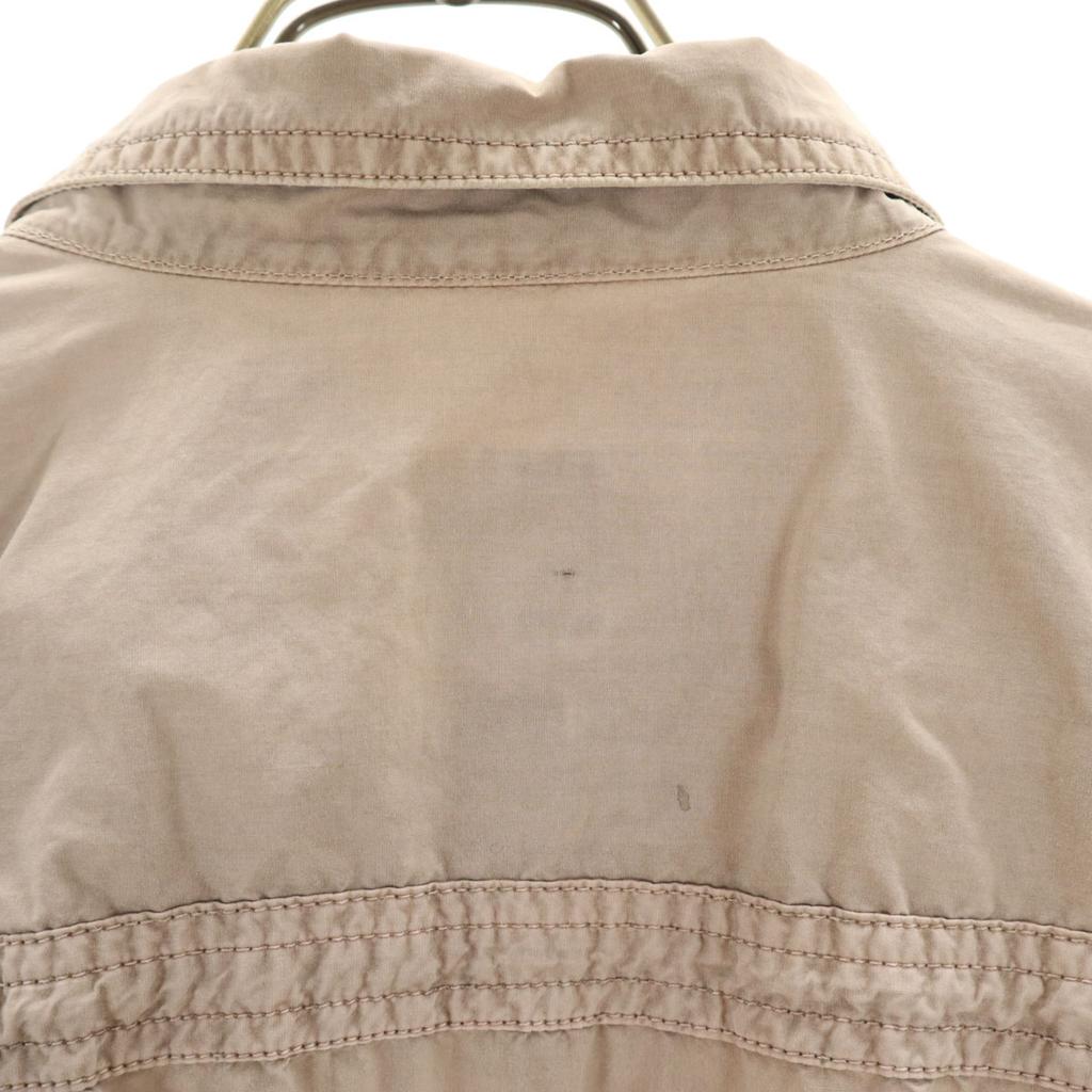 Armani Exchange Camouflage Long Sleeve Shirt L Gray Roll Up Men's Used