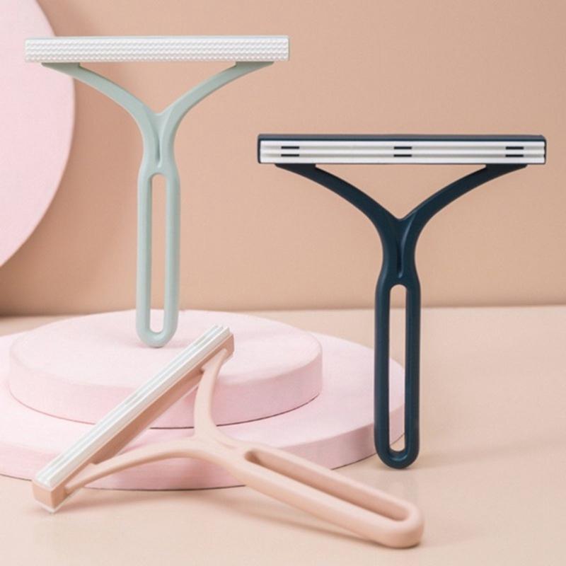 1 шт. двухстороннее средство для удаления шерсти домашних животных, средство для удаления ворса, чистый инструмент, бритва, очиститель свитера, скребок для бритвы для ткани, скребок для одежды, ковров