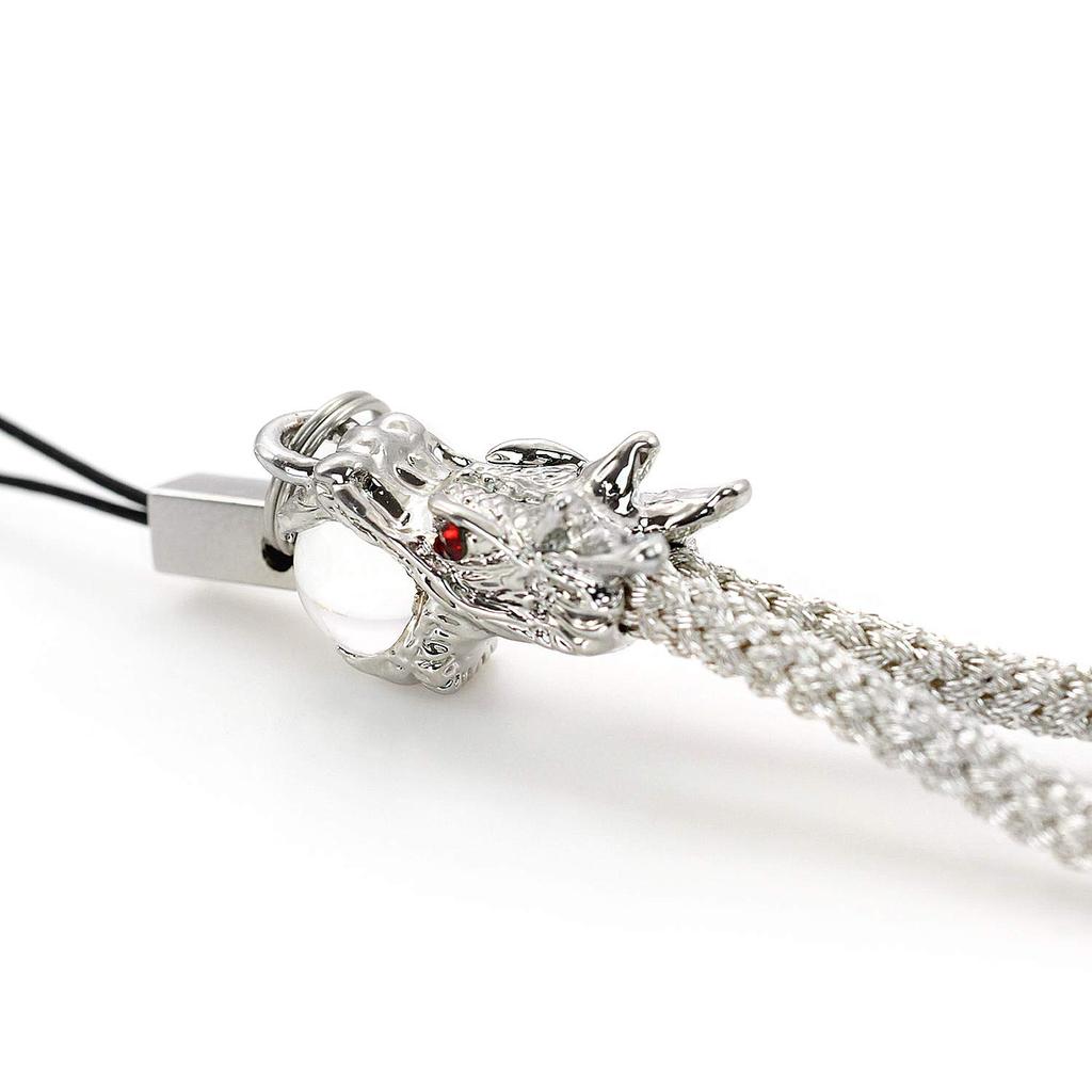 Ремешок Брелок Восходящий Дракон Кристалл Дракона Амулет Восходящего Дракона Набор Золотой и Серебряный [Balzas]