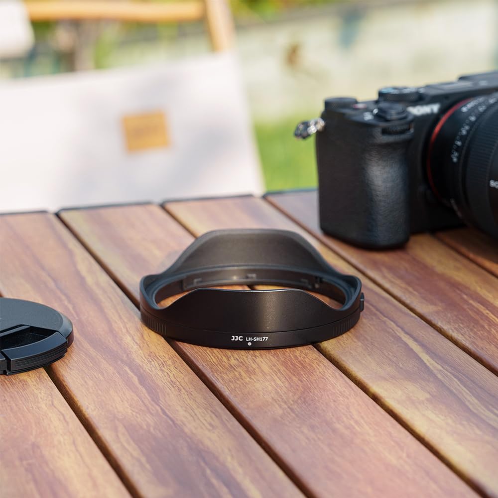 Совместимый объектив JJC Sony Совместимая бленда объектива Совместимая с объективом Sony FE GM II Бленда объектива SEL1635GM2 Двусторонняя бленда объектива Защита объектива Предотвращает