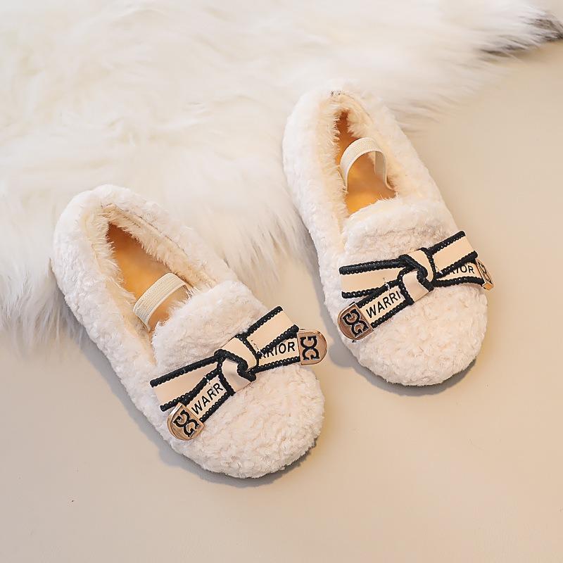 Детская шерстяная обувь женская осенне-зимняя сетка красная симпатичная хлопковая обувь шапочки для девочек с бархатом теплая детская одежда