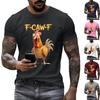 Men's Fashion Casual Printed Short Sleeve Round Neck Pullover Tops