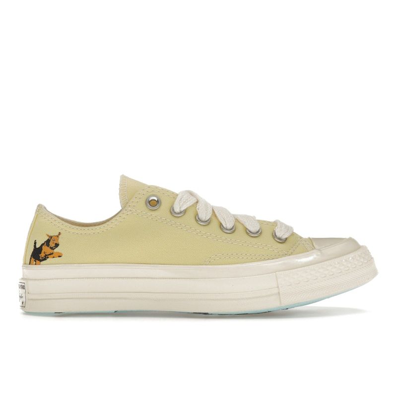 Golf Le Fleur X Converse Chuck 70 Low Darryl Pack - Lemon Meringue Unisex Sneakers Yellow Multi A11676C