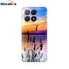 Чехол для мобильного телефона Для Poco X6 Pro Чехол-крышка Милые Прозрачные Мягкие Силиконовые Чехлы Для Poco X6 Pro Чехол PocoX6 Pro Задняя Крышка Fundas