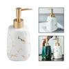 Керамический дозатор для мыла, насос для лосьона для ванны, гель для душа, мраморный, для шампуня, ванной комнаты, кухни, 350 мл