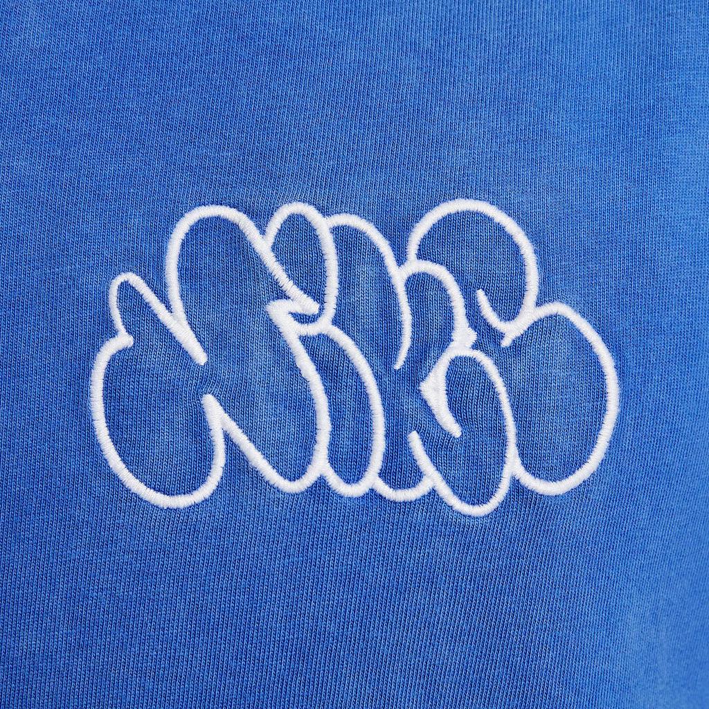 Nike Удобная Модная Минималистичная Универсальная Футболка с Коротким Рукавом Мужские Топы Синий HJ3316480