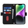 Mirror Wallet Magnetic Leather Case for iPhone 17 Pro Max Air 17E 16 15 14 13 Mini 12 11 7 8 Plus SE Xs XR Crossbody Strap Cover