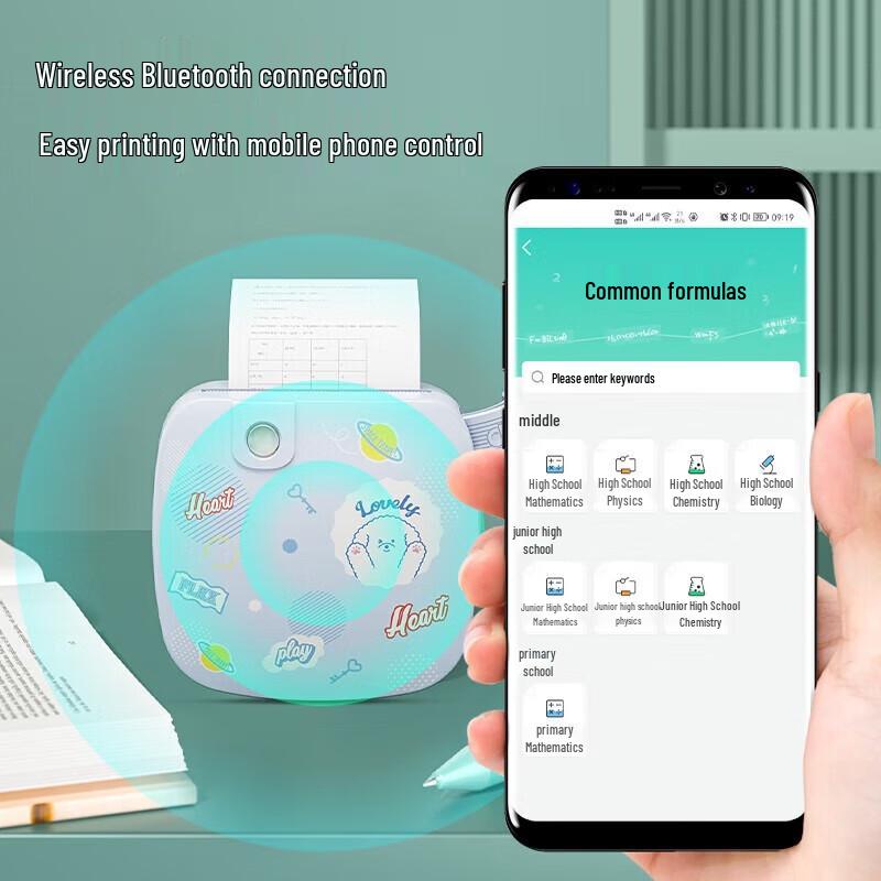 Deli GE221 Portable Thermal Printer for Study Notes