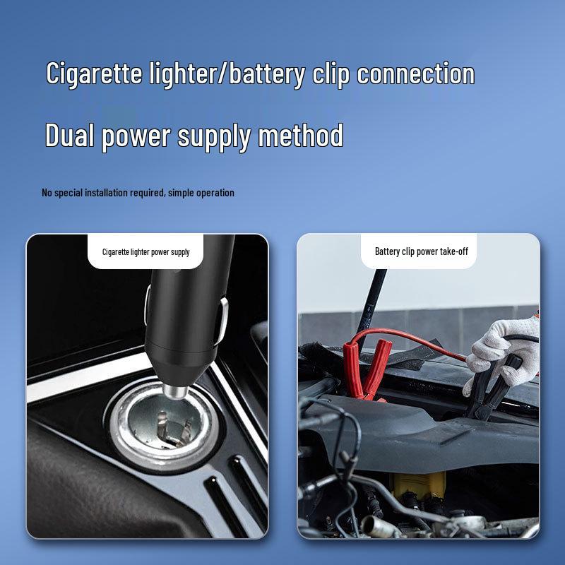 Портативный 12В Электрический Двухцилиндровый Насос для Накачивания Шин