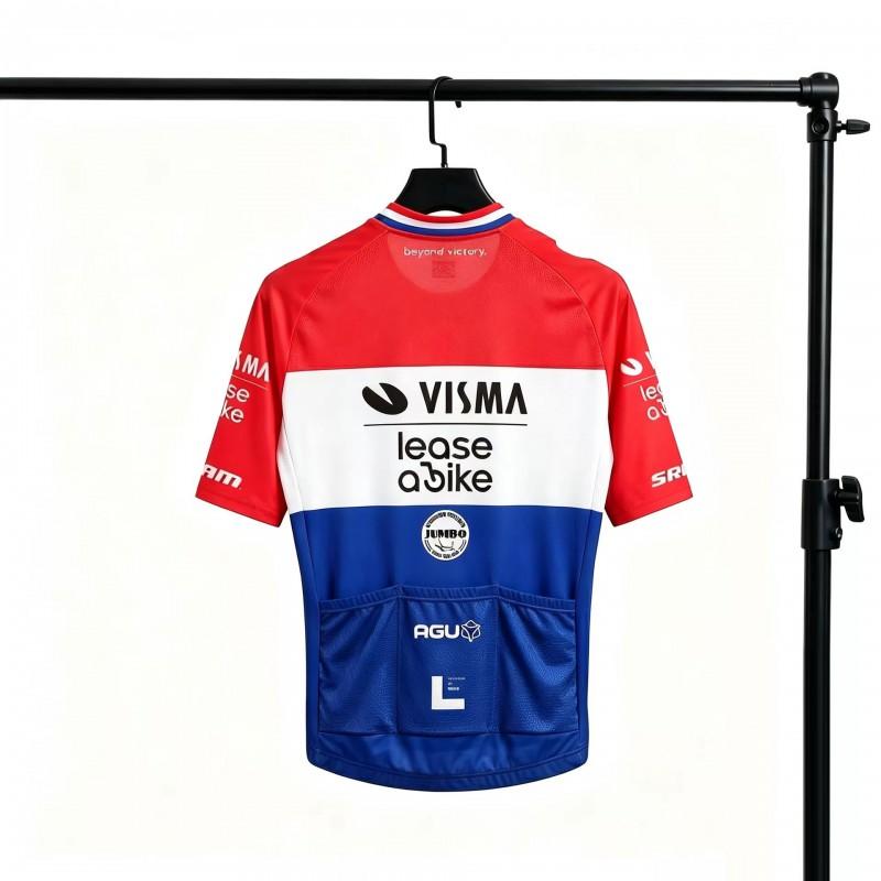 Mens Cycling Jersey Short Sleeve Breathable Quick-Dry Aero Road Bike Shirt Ride