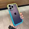 Стильный силиконовый чехол Color Blocking для iPhone 16 Pro Max с защитой от падений
