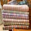 100x250cm 100% Cotton Plaid Fabric for Quilt Covers Pillowcases Curtain Sewing Washable Breathable Comfortable Textile Cloth