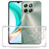 Для Honor X6b 2024 6.56" JDY-LX1 Чехол Прозрачный Противоударный Силиконовый Мягкий Чехол для Телефона Для Honor X6A WDY-LX1 Защитная Задняя Крышка