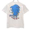 Anbil 90-е годы Старые американские фильмы Sonic the Hedgehog Sega Футболка с коротким рукавом Одинарная строчка Двусторонняя печать Кидс Б/У