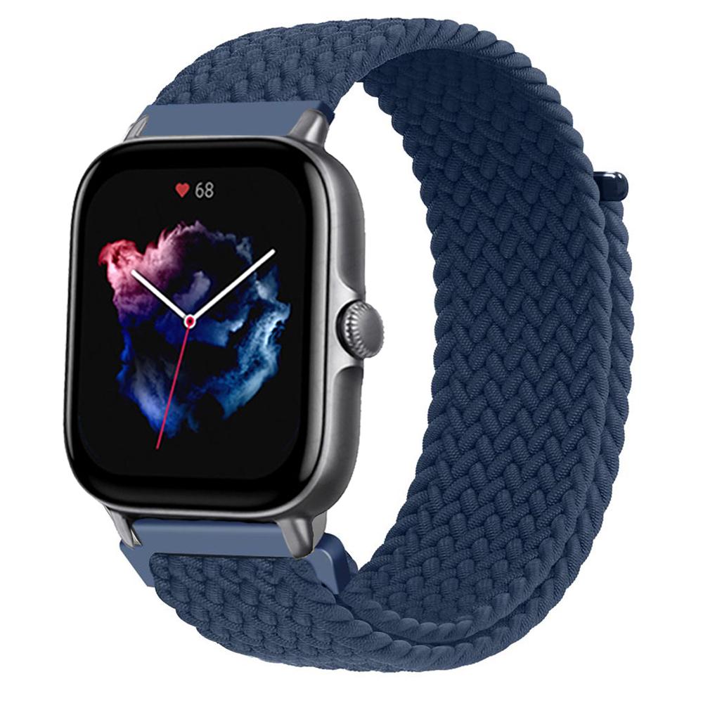 Band For Amazfit GTS/4/2/2e/3/GTS2 Mini/GTR/4/3/Pro/GTR2/47mm/stratos Braided Elastic 20mm/22mm watch Bracelet Amazfit bip strap
