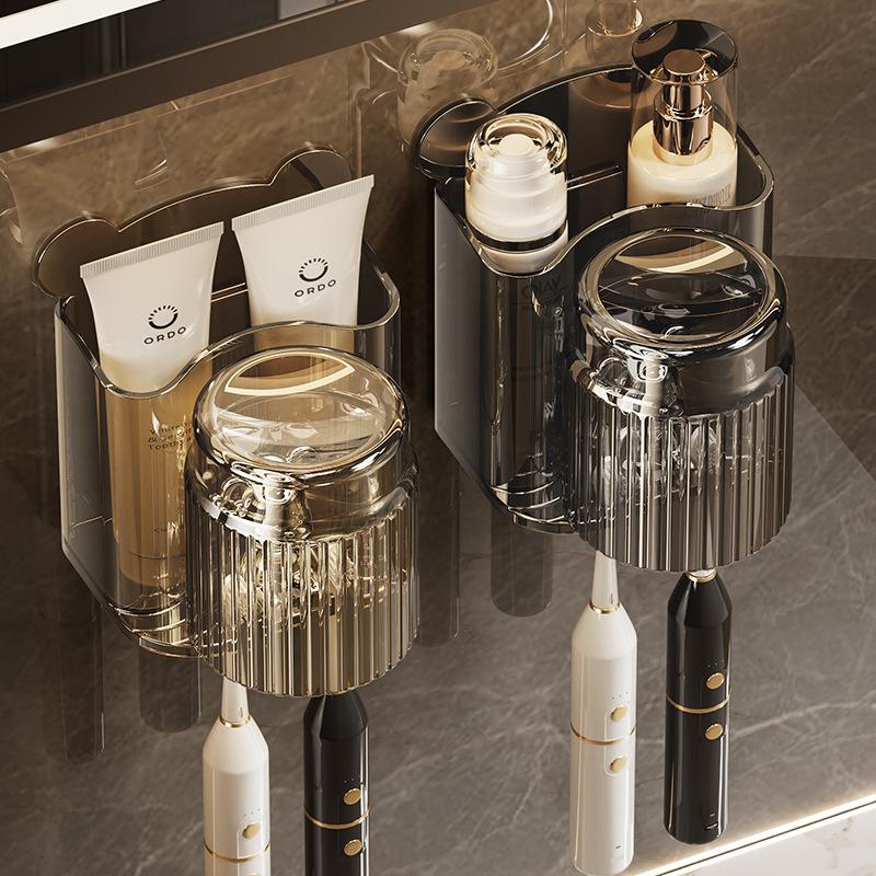 Зубная щетка Без сверления Полка Туалет Чашка для полоскания рта Чашка для полоскания рта Чашка для полоскания рта Настенный настенный