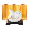 Seto Togeisha 2025 Zodiac Figurine Compact Snake Snake New Year Decoration Good Luck Hakujumi Shohogama 119