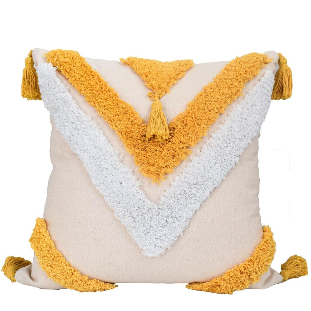 Тафтинговая диванная наволочка в стиле ретро, ​​простая художественная круглая бархатная подушка, мягкая офисная подушка для дивана, наволочка