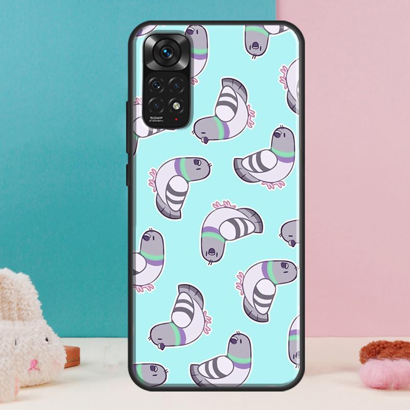 Чехол-коллаж с голубями для Xiaomi Redmi Note 13 Pro 14 12 11 9 10 9S 10S 11S 12S Redmi 14C 13C 10C 12C