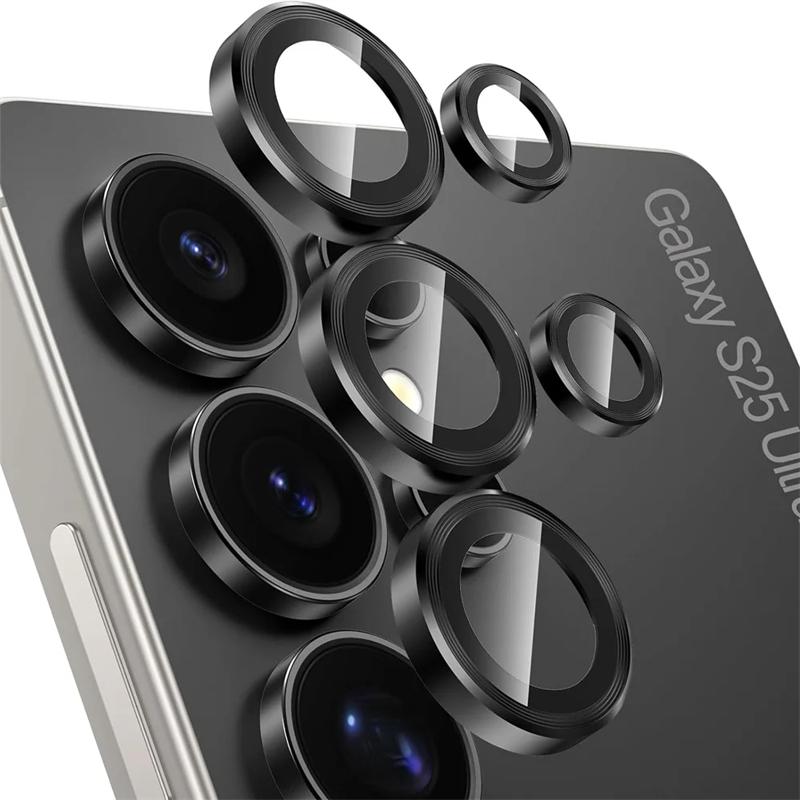 1 шт. 9D задняя закаленная стеклянная защита объектива камеры из титанового сплава для Samsung Galaxy S25 S24 S23 S22 Ultra мобильный телефон закаленная пленка для объектива