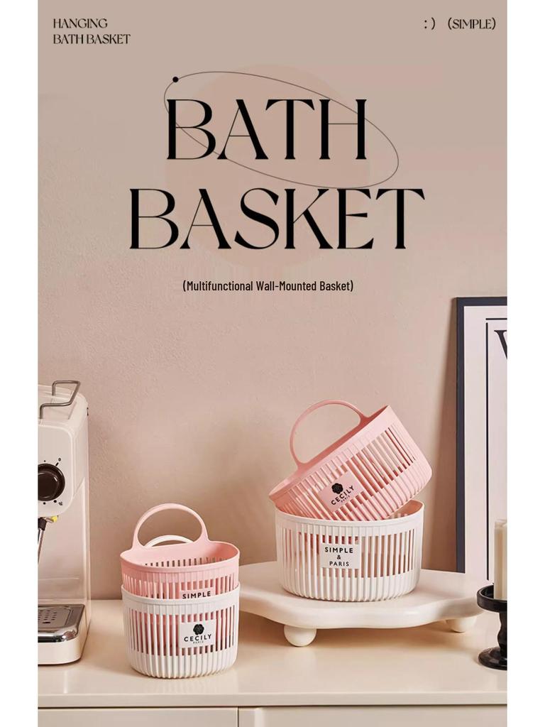 Настенная подвесная корзина для хранения для кухни и ванной комнаты