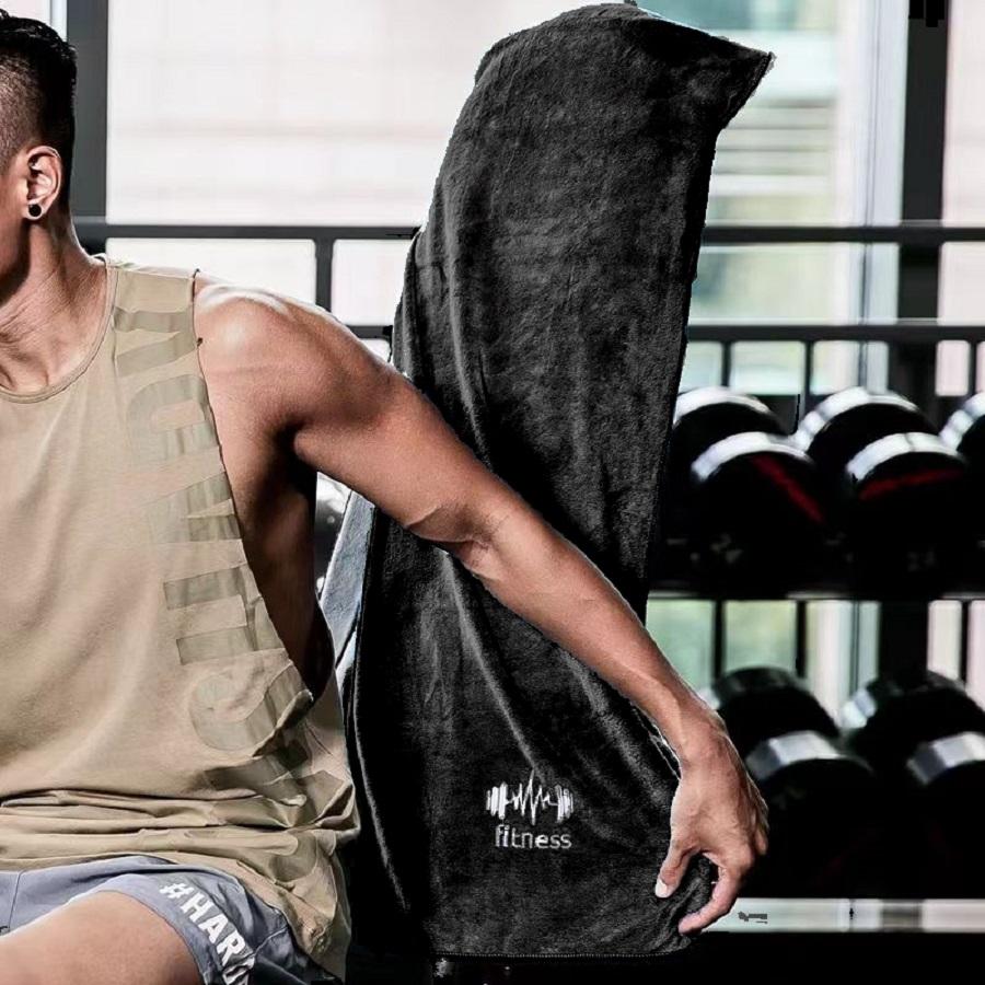 1 шт. Спортивное полотенце Тренажерный зал Полотенце Lpad Банное Быстросохнущее На открытом воздухе Впитывающее воду Бег Баскетбол, Кемпинг Пеший туризм Полотенце для пота