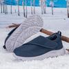 Couples Warm In Winter Women's Casual Shoes Thumb Soft Comfortable Diabetic Man Shoes Loose Big Size  Flat Bottom Elderly Shoes