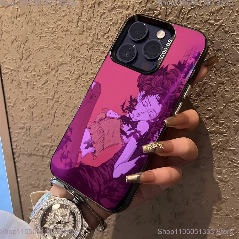 P-Paradise Kiss Manga Phone Case For iPhone 16,15,14,13,12,11,Pro,XS,Max,Plus,Mini,SE Black Candy Matte Shockproof Cover