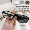 Sport Photochromic Myopia Glasses Anti Blue Light Outdoor Cycling Glasses Anti Slip Men Women Unisex Near Sight Glasses