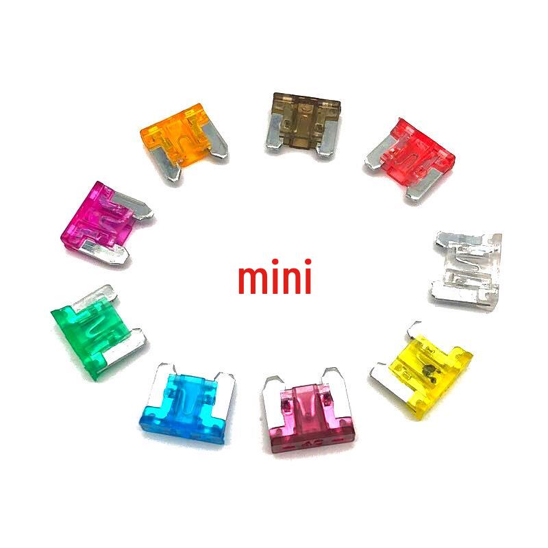 High-Quality Car Blade Fuses, Zinc Alloy, 2A-40A (Medium, Small, Mini)