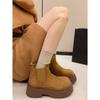 Женские ботинки на платформе с грубым каблуком Queen Fan, осенние, узкие, Merad, Birkenstock