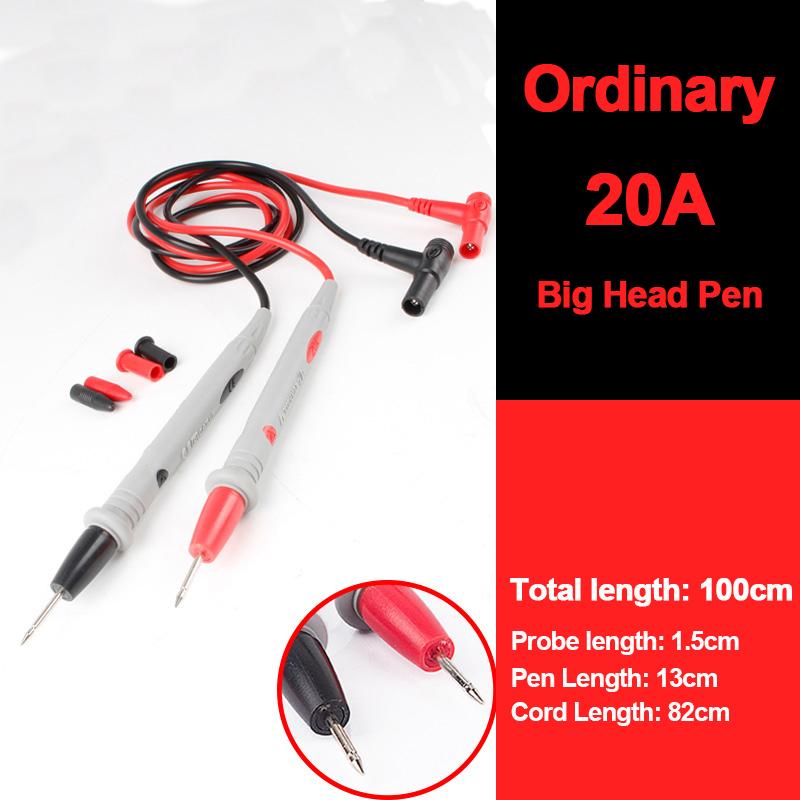 1000 В 20 А позолоченная ручка-мультиметр силиконовая антифриз термостойкая тестовая ручка съемная головка из нержавеющей стали для тестера